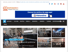 Tablet Screenshot of enfoquesperu.com